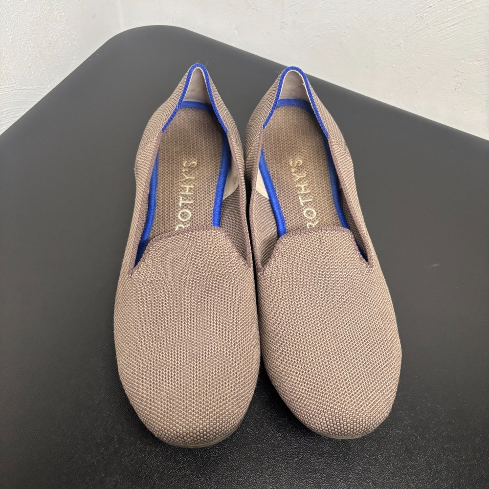 Rothy's The Loafer Mocha Light Brown Slip On Loafers Flats Shoes Women's Size 9 - Picture 5 of 10